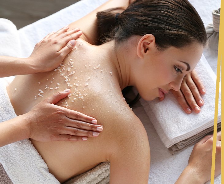 Body scrub and polishing treatment at Page 3 Salon